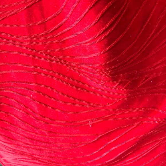 JM COLLECTION Red 3/4 Sleeve Top Size Petite M - Picture 6 of 8